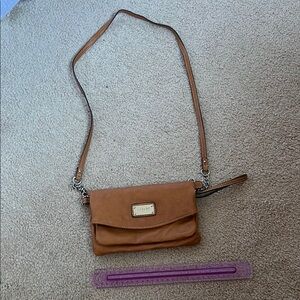 Nine West Tan/brown Crossbody Bag